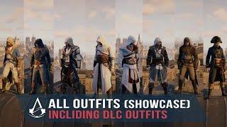 Assassin's Creed Unity - All Outfits Including DLCs (Showcase) FULL HD