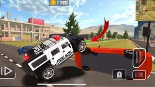 gari vs auto #11 police Drift Gari Driving