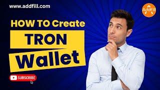 How to Create Tron (TRX) Wallet