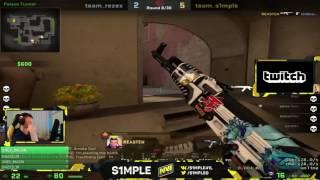 CS:GO - s1mple plays FPL on Mirage