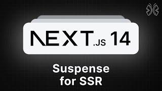 Next.js 14 Tutorial - 48 - Suspense for SSR