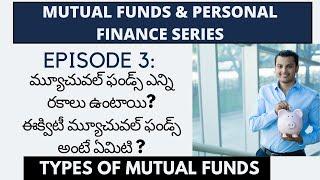 What are types of mutual funds in Telugu | Equity mutual funds in telugu [Part 1]