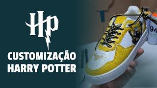 CUSTOMIZAÇÃO em TÊNIS com tema de Harry Potter