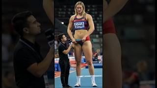 No way : World's tallest female volleyball player#shorts #tallwoman #tallgirlfriend #volleyball