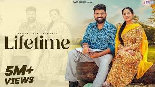 Lifetime (Official Video) - Khasa Aala Chahar | Rakhi Lohchab | New Haryanvi Songs 2024