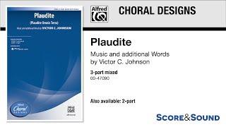 Plaudite (Plaudite Omnis Terra), by Victor C. Johnson – Score & Sound