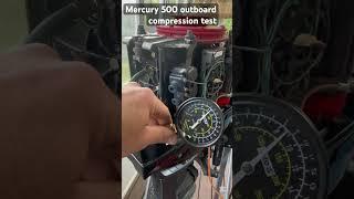 Mercury 50hp compression test #outboards #diy #mechanic #mercuryoutboards  #diymechanic #engine