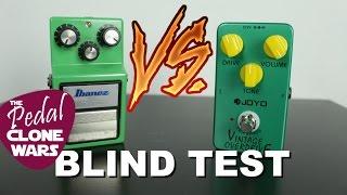 Tube Screamer TS9 VS Joyo Vintage Overdrive - Blind Test - Pedal Clone Wars Ep.1
