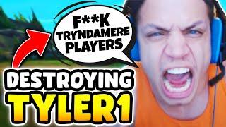 I gave Tyler1 a taste of my Tryndamere and he was NOT happy... (CLAPPING TYLER1)