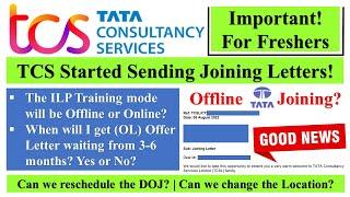 TCS Finally Started Sending Joining Letter | August 2022 | ILP & WFH End #joiningletter #tcs #tata