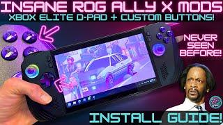 ROG ALLY X - Elite D-Pad + Custom Button Mod GUIDE! The MOST INSANE Ally X!