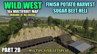 Part 2B Wild West 16x Multifruit Map v1.4 Multiplayer Letsplay Farming Simulator 19