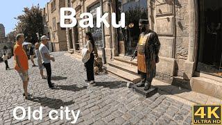 Baku | icheri sheher | Summer walking tours in 4k 60 fps #baku #azerbaijan