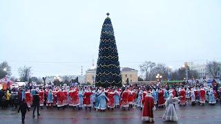 Шествие Дедов морозов (Слуцк 24.12.2020)