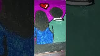 #youtubeshort beautiful couple painting#shortvideo couple painting for gulnaz art