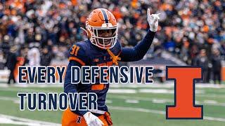 Every Illinois Defensive Turnover | 2022 CFB Season