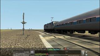 TS2015 HD EXCLUSIVE: Siemens ACS-64 Powered Amtrak Northeast Regional Trains @ Mystic,CT 1/24/15