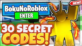 BOKU NO ROBLOX CODES *FREE CASH* ALL 30 NEW SECRET ROBLOX BOKU NO ROBLOX REMASTERED CODES!