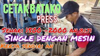 mesin cetak batako | press