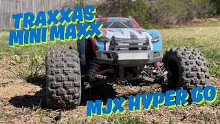 Traxxas Mini Maxx vs. MJX Hyper Go -- Brushed vs. Brushless