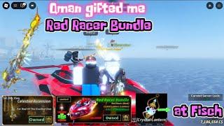 QMAN GIFTED ME RED RACER BUNDLE AT FISCH ROBLOX