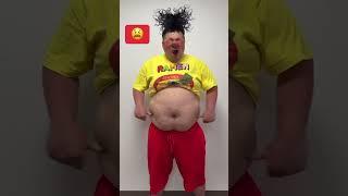 【TikTok100万再生】120Kgデブの可愛いリアクション