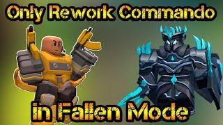 Only Rework Commando in Fallen Mode Roblox Tower Defense Simulator