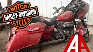 Cheap Salvage Harley Davidson At Auction