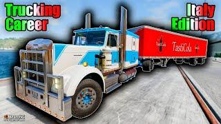 I Became an American Trucker... in Italy! | BeamNG.drive RLS Career Mod (v2.3.1)