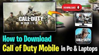 How To Download Call Of Duty Mobile On PC or laptops - 2024 | call of duty PC me install kaise kare