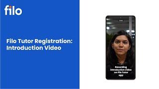 Filo Tutor Registration: Introduction Video