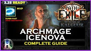 [PoE 3.25] ARCHMAGE ICE NOVA HIEROPHANT - PATH OF EXILE SETTLERS OF KALGUUR - POE BUILDS