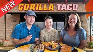 Gorilla Taco Pigeon Forge Menu & Review | We Try EVERY Beef Taco They Have!