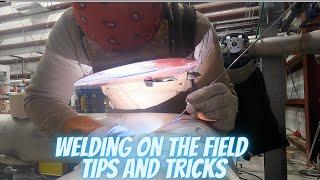 COME TO THE FIELD WITH ME | WHAT TO EXPECT | STAINLESS PIPE PURGING TIPS | WELDING 8" 6010 ROLL OUT