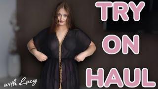 4K Transparent Lingerie || Try On Haul See Everything - See Through Transparent Haul Try On USA Haul