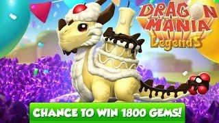 WIN 1800 GEMS & BUNDT DRAGON! - Memories Of Dragolandia Sweepstakes! - Dragon Mania Legends