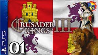 Let's Play Crusader Kings 3 III PS5 | CK3 Console Gameplay Castile / Spain Jimenez Dynasty Episode 1