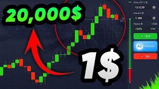 REALLY Turned 1$  20,000$ using Binary Options Trading Strategy