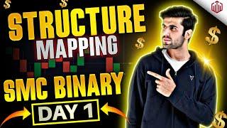 Structure Mapping | SMC Binary | Day 1 | Smart Money Concept