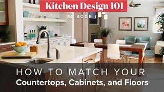 How to Match your Countertops, Cabinets, and Floors | Kitchen Magic #design #kitchen #kitchendesign