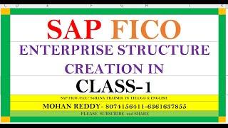 Enterprise structure creation process in SAP FICO & S4 HANA FINANCE.8074156411