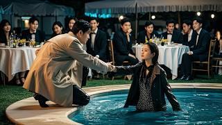 Movie! Bullies shoved her Into pool but their smiles faded when they found out she was CEO’s fiancée