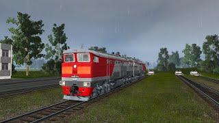 Запуск 2ТЭ10М-2173 (Запуск ПС Trainz 12)#6