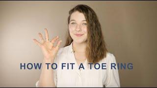 How To Fit A Toe Ring