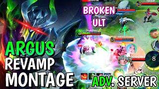 Argus Ultimate Revamp Montage ( After Biggest Nerfs ) ~ Mobile Legends | Argus Advance server