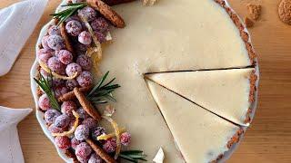 Winter White Chocolate Cranberry Tart Recipe