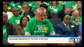 Miramar residents pack Miami-Dade commission meeting to speak against incinerator plan