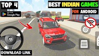 Top 4 Best Indian Driving Games For Android  2025  Offline Games