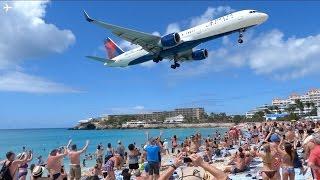 Planespotting at St Maarten Princess Juliana Airport- Midday Traffic- Maho Beach- Part 1