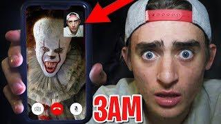 Calling PENNYWISE at 3AM on Halloween!  (3AM HALLOWEEN CHALLENGE)